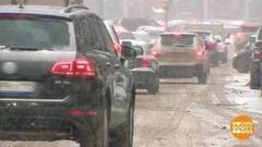 Предновогодние пробки. Доброе утро. Фрагмент выпуска от 28.12.2016