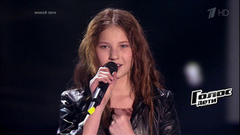 Стефания Соколова. «Белый снег». Голос.Дети-4. Слепое прослушивание. Фрагмент выпуска от 11.03.2017