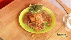 Котлеты из кильки с тушеной морковью. Контрольная закупка. Фрагмент выпуска от 06.10.2017