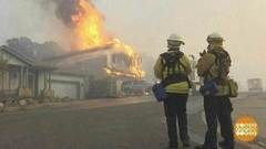 В мире. Борьба с пожарами. Доброе утро. Фрагмент выпуска от 26.10.2017