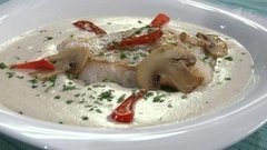 Суп-пюре из цветной капусты с шампиньонами и треской. Фазенда. Фрагмент выпуска от 18.10.2015