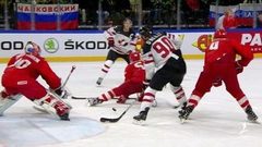 Пятая шайба сборной Канады. Сборная России — сборная Канады. Четвертьфинал. Чемпионат мира по хоккею 2018
