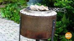 Мангал из стиральной машины. Доброе утро. Фрагмент выпуска от 20.09.2018