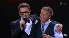 Валерий Сюткин и Леонид Агутин — «Хоп, хей, лалалей». «То, что надо». Юбилейный концерт Валерия Сюткина. Фрагмент выпуска от 01.12.2018