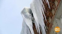 Сосульки падают… Доброе утро. Фрагмент выпуска от 17.01.2019
