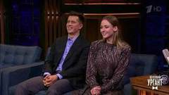 Актеры Ингрид Олеринская и Денис Косяков о фильме «Отрыв». Вечерний Ургант. Фрагмент выпуска от 21.02.2019