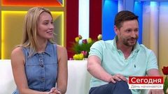 Анастасия Панина и Владимир Жеребцов: «В нашей семье папа более строгий». Сегодня. День начинается. Фрагмент выпуска от 21.05.2019