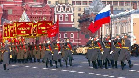 Торжественный марш, посвященный 77-й годовщине Парада 7 ноября 1941 года
