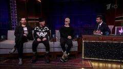 Джаред и Шеннон Лето и Томо Милишевич. Вечерний Ургант. 438 выпуск от 13.03.2015