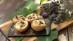 Запеченные персики с сыром. Фазенда. Фрагмент выпуска от 04.09.2016