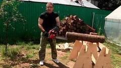 Дмитрий Талабуев и его бензопила. Доброе утро. Фрагмент выпуска от 06.09.2016