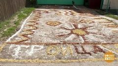 «Ковры» из песка. Доброе утро. Фрагмент выпуска от 05.06.2017