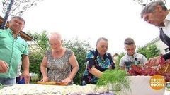 Четыре поколения — за одним столом. Доброе утро. Фрагмент выпуска от 07.07.2017