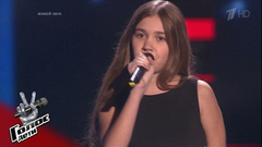 Анастасия Гладилина. «If I Were a Boy». Голос.Дети-5. Слепое прослушивание. Фрагмент выпуска от 09.02.2018