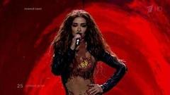 Eleni Foureira — «Fuego». Кипр. Финал. Евровидение 2018. Фрагмент выступления от 12.05.2018