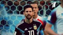 Исландский вратарь Халльдоурссон против Месси. Чемпионат мира по футболу FIFA 2018 в России™