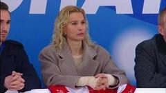 Выступления Алины Загитовой, Алены Косторной и Евгении Медведевой глазами тренеров. Короткая программа. Женщины. Чемпионат России по фигурному катанию 2019
