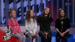 «Их голоса абсолютно гармонично складываются». Арина и Софья Березины, Анастасия Иванова и Юлия Карлина перед Поединками. Голос.Дети-6. Фрагмент выпуска от 12.04.2019