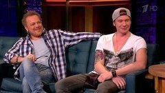 Музыканты, отец и сын Владимир и Никита Пресняковы. Вечерний Ургант. Фрагмент выпуска от 16.02.2016