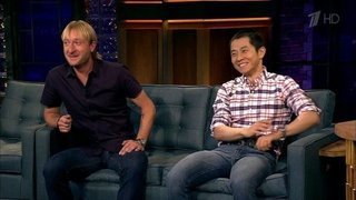 Фигурист Евгений Плющенко и шорт-трекист Виктор Ан. Вечерний Ургант. Фрагмент выпуска от 03.06.2016