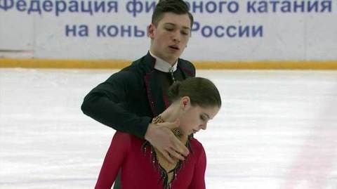 Анастасия Мишина — Александр Галлямов. Произвольная программа. Пары. Первенство России по фигурному катанию среди юниоров 2019