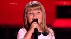 Анастасия Воробьева. «L-O-V-E». Голос.Дети-3. Слепое прослушивание. Фрагмент выпуска от 11.03.2016