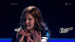 Стефания Соколова. «Белый снег». Голос.Дети-4. Песня на вылет. Фрагмент выпуска от 07.04.2017