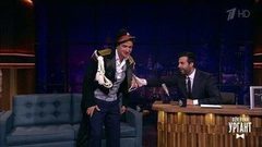 Иван Стебунов, Руслан Усачев и Михаил Кшиштовский. Вечерний Ургант. 820 выпуск от 23.05.2017