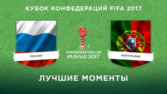 Сборная России — сборная Португалии. Лучшие моменты. Кубок конфедераций FIFA 2017
