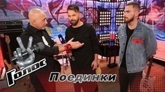 «С песней про ведьму, которая сожгла весь город, мы справились». Александр Огородников, Филип Бальзано. Интервью после Поединка. Голос-6