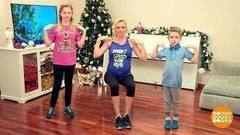 Разминаемся с Анастасией Трегубовой. Доброе утро. Фрагмент выпуска от 25.12.2017