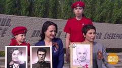 Елена Слесаренко и Татьяна Лебедева. Включение из Волгограда. Праздничный канал. Фрагмент выпуска от 09.05.2018