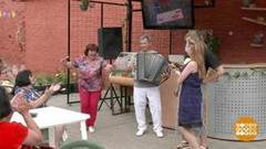 Сельские фан-зоны: частушки, пироги и танцы. Доброе утро. Фрагмент выпуска от 06.07.2018