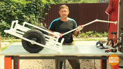 Дмитрий Талабуев и его велосипед-тяжеловес. Доброе утро. Фрагмент выпуска от 10.08.2018