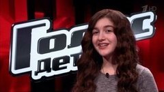 Милена Барциц: «Я люблю играть на пианино и гитаре». Голос.Дети-3. Фрагмент выпуска от 20.02.2016