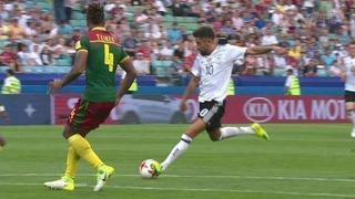 Первый гол сборной Германии. Фрагмент матча Германия — Камерун. Кубок конфедераций FIFA 2017