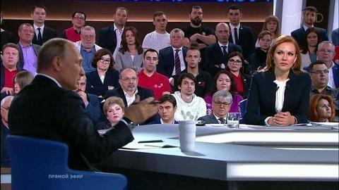 Владимир Путин об акциях протеста: «Оппозиция спекулирует на проблемах». Фрагмент Прямой линии от 15.06.2017