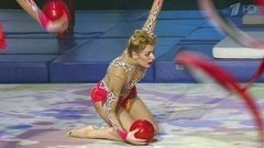 Мария Кожевникова — «Импровизация». Художественная гимнастика. Без страховки. Фрагмент выпуска от 27.03.2016