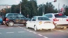 Затор на перекрёстке. Доброе утро. Фрагмент выпуска от 25.09.2015