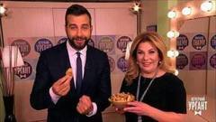 Марина Федункив знакомит Ивана с посикунчиками. Пролог. Вечерний Ургант. Фрагмент выпуска от 09.02.2017