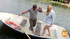 Дмитрий Талабуев и дырявая лодка. Доброе утро. Фрагмент выпуска от 14.08.2018