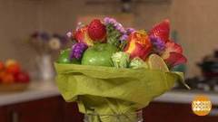 Букет из цветов и фруктов. Доброе утро. Фрагмент выпуска от 07.03.2019