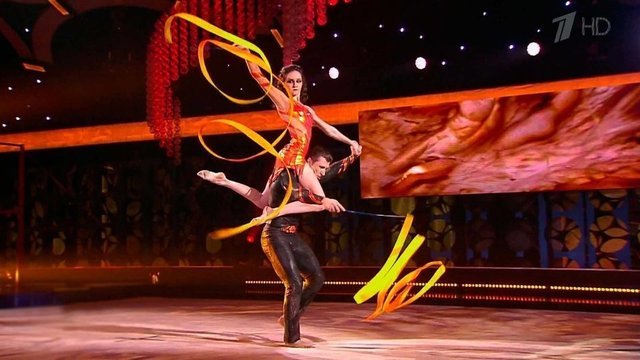 Алексей Ягудин, Анастасия Еремеева — «Воланд». Художественная гимнастика. Без страховки. Фрагмент выпуска от 07.05.2016