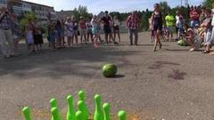 Арбузный боулинг. Доброе утро. Фрагмент выпуска от 01.08.2016