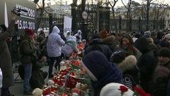 На Манежной площади в Москве проходит акция памяти погибших в Кемерове