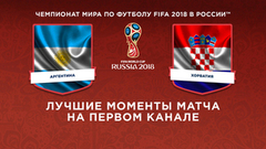 Сборная Аргентины — сборная Хорватии. Лучшие моменты. Чемпионат мира по футболу FIFA 2018 в России™