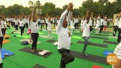 В мире. Массовая йога. Доброе утро. Фрагмент выпуска от 02.07.2018