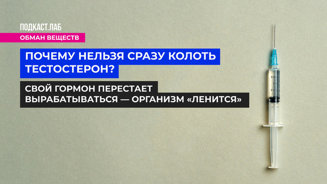 <p>Почему нельзя сразу колоть тестостерон? Свой гормон перестает вырабатываться — организм «ленится».</p>