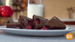 Готовим брауни с клубникой. Доброе утро. Фрагмент выпуска от 28.05.2019