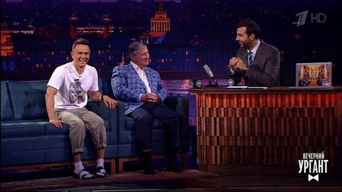 Илья Соболев и Семен Альтов. Вечерний Ургант. 1145 выпуск от 18.06.2019